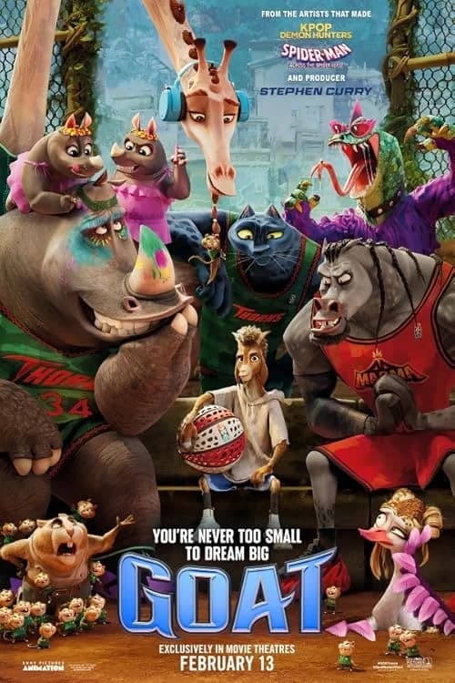 GOAT film posteri
