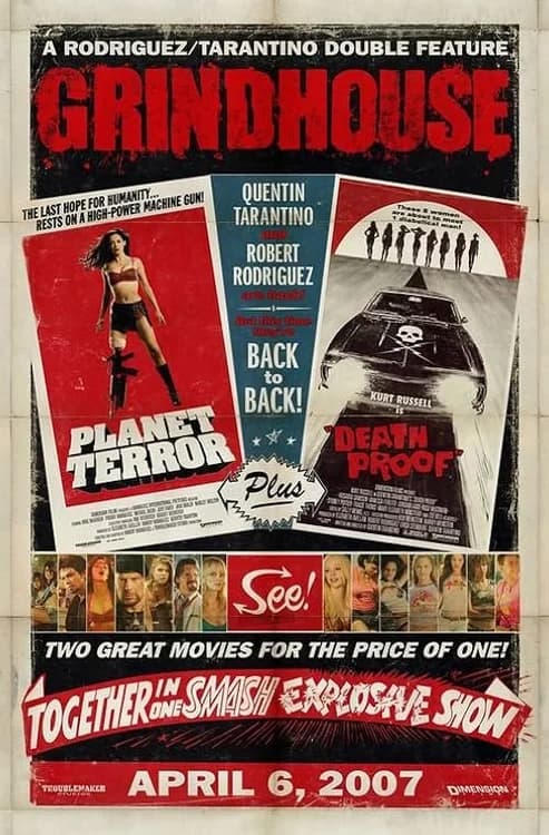 Grindhouse film posteri