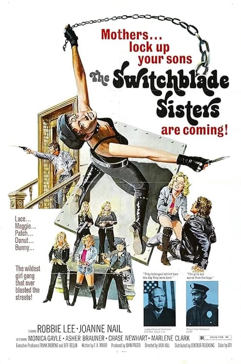 Switchblade Sisters film posteri