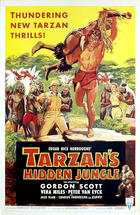 Tarzan's Hidden Jungle film posteri